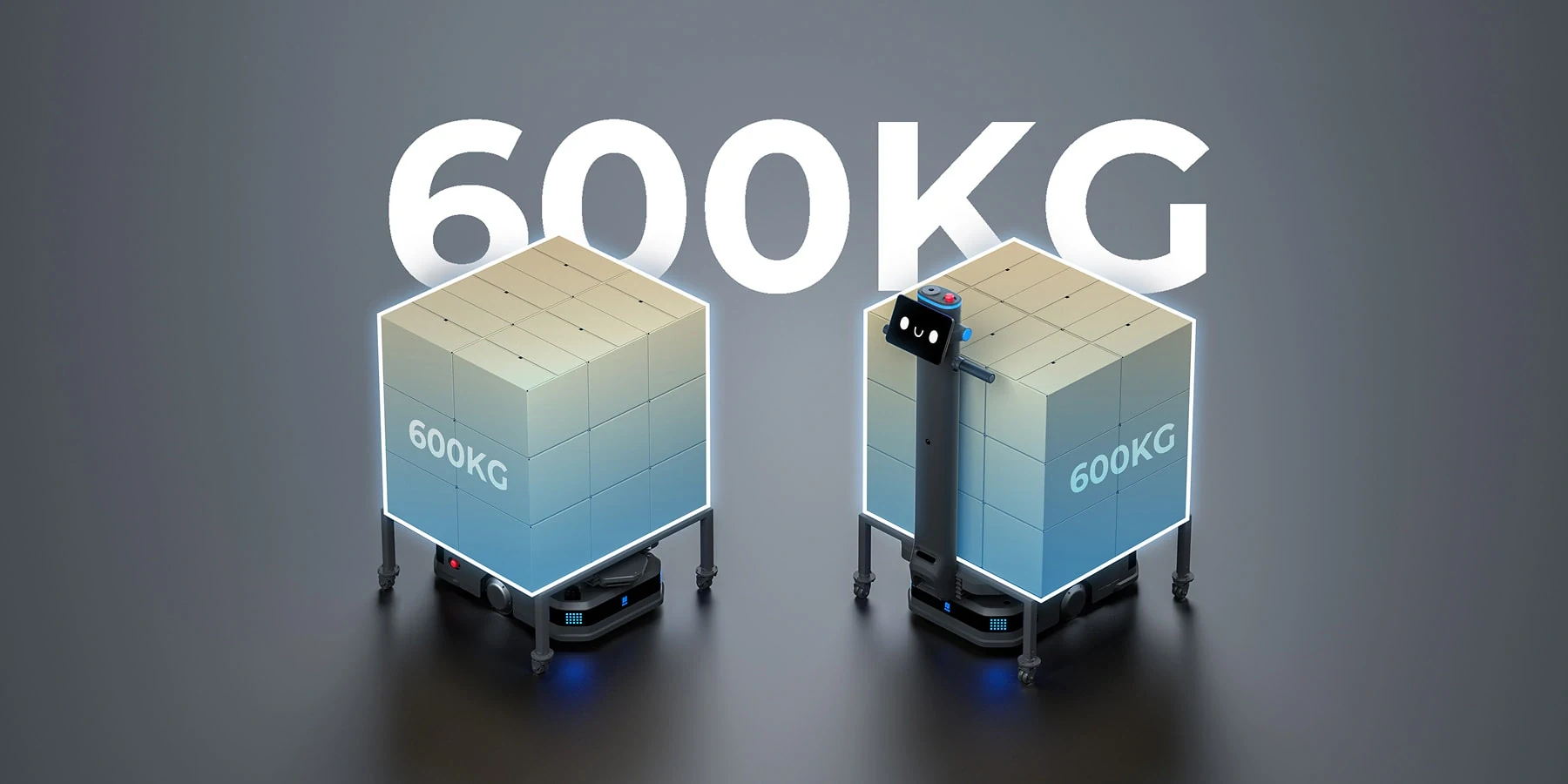 PUDU T600 raf grubu tanıma ve depo içi çalışma sahnesi