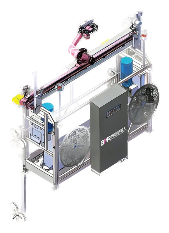 BMR Exterior Wall Painting Robot T100