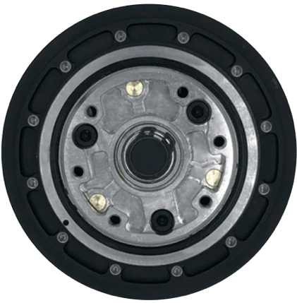 Technical graphic explaining motor sensor feedback
